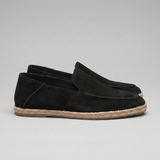Mocassini di camoscio espadrille estivi da uomo