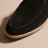 Mocassini di camoscio espadrille estivi da uomo