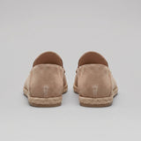 Mocassini di camoscio espadrille estivi da uomo
